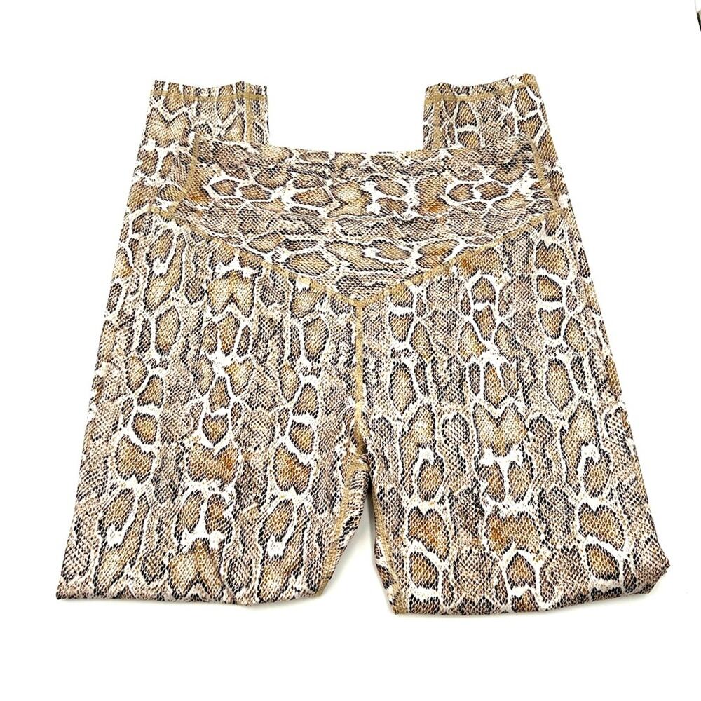 Live Electric Zanzibar Snakeskin Print Leggings, Yoga Pants - SIZE MEDIUM